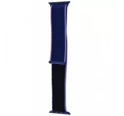Нейлоновый ремешок для Apple Watch 42/44 mm Sport Loop Midnight Blue&Black