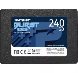 SSD накопитель 240Gb Patriot Burst Elite (PBE240GS25SSDR)