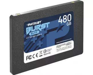 SSD накопичувач 480Gb Patriot Burst Elite (PBE480GS25SSDR)