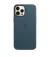 Чохол для Apple iPhone 12 Pro Max Apple Leather Case with MagSafe Baltic Blue (MHKK3)