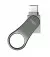Флешка USB Type-C 128Gb Silicon Power DriveMobile C80 Silver (SP128GBUC3C80V1S)
