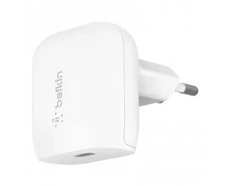 Мережевий зарядний пристрій Belkin Home Charger 20W USB-C (WCA003vfWH)