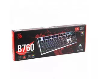 Клавиатура A4Tech Bloody B760 Green Switches Black USB