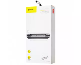 Автовизитка Baseus Metal Temporary Parking Number Card (ACNUM-01) Black
