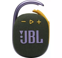 Портативная колонка JBL Clip 4 Green (JBLCLIP4GRN)