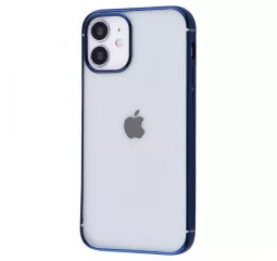 Чехол для Apple iPhone 12 mini  Baseus Shining Case (Anti-Fall) Navy Blue