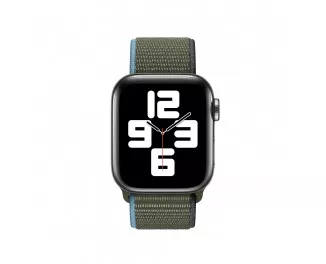 Нейлоновый ремешок для Apple Watch 38/40/41mm Apple Sport Loop Inverness Green (MYA12)