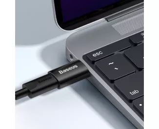 Адаптер - переходник USB > USB Type-C  Baseus Ingenuity Series Mini OTG (ZJJQ000101)