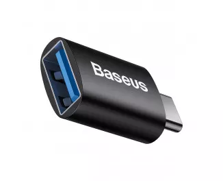 Адаптер - переходник USB Type-C > USB  Baseus Ingenuity Series Mini OTG (ZJJQ000001) Black
