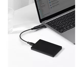 Адаптер - переходник USB Type-C > USB  Baseus Ingenuity Series Mini OTG (ZJJQ000001) Black