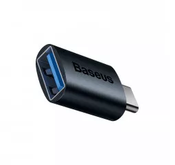 Адаптер Baseus Ingenuity Mini OTG Type-C to USB-A 3.1 Blue (ZJJQ000003)