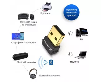 Адаптер Bluetooth Grand-X aptX BT50G