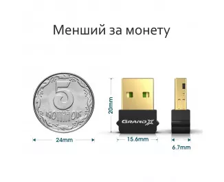 Адаптер Bluetooth Grand-X aptX BT50G