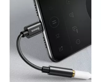 Адаптер USB Type-C > 3.5 mm  AUX Baseus L54 (CATL54-01) Black