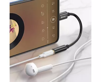 Адаптер USB Type-C > 3.5 mm  AUX Baseus L54 (CATL54-01) Black