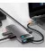 Адаптер USB Type-C > Hub  Baseus Metal Gleam Multi-functional 4-in-1 (PD, USB, HDMI) (CAHUB-CY0G) Gray