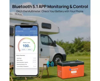Аккумулятор для ИБП/инвертора Eco-Worthy 12V 314AH LiFePO4 Bluetooth (ECO-LFP12314)