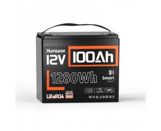 Аккумулятор для ИБП/инвертора Humsienk LiFePO4 12V 100Ah Bluetooth (HS12V100AH100BT)