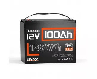 Аккумулятор для ИБП/инвертора Humsienk LiFePO4 12V 100Ah (HS12V100AH100)
