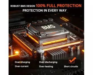 Аккумулятор для ИБП/инвертора Humsienk LiFePO4 12V 100Ah (HS12V100AH100)