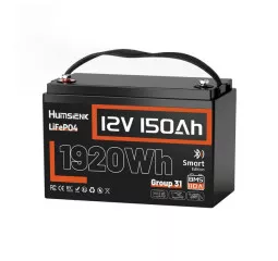 Аккумулятор для ИБП/инвертора Humsienk LiFePO4 12V 150Ah Bluetooth (HS12V150AH110BT)