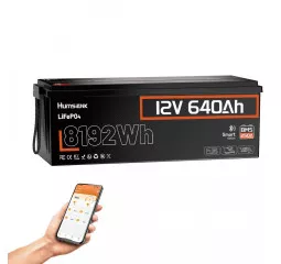 Аккумулятор для ИБП/инвертора Humsienk LiFePO4 12V 640Ah Bluetooth (HS12V640AH250BT)