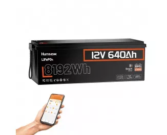 Аккумулятор для ИБП/инвертора Humsienk LiFePO4 12V 640Ah Bluetooth (HS12V640AH250BT)