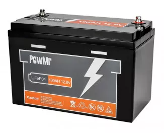 Акумулятор для ДБЖ PowMr 100AH 12.8V Lithium (POW-100AH-12.8V)