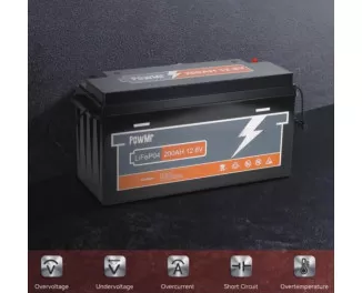 Аккумулятор для ИБП PowMr LiFePO4 12.8V 200Ah (POW-200AH-12.8V)