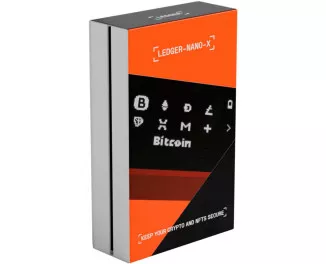 Аппаратный криптокошелек Ledger Nano X Onyx Black
