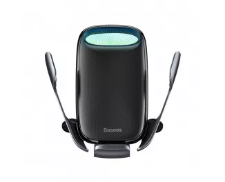 Автодержатель с беспроводной зарядкой Baseus Milky Way Electric Bracket Wireless Charger 15W (WXHW02-01) Black