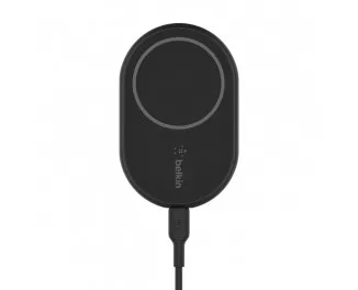 Автодержатель с беспроводной зарядкой MagSafe Belkin Magnetic Wireless Car Charger 10W (WIC004BTBK)