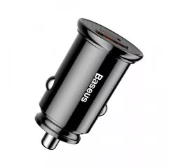 Автомобильное зарядное устройство Baseus Circular PPS Universal Smart Car PD 3.0 QC 4.0+ 30W (CCALL-YS01) Black