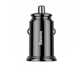 Автомобильное зарядное устройство Baseus Circular PPS Universal Smart Car PD 3.0 QC 4.0+ 30W (CCALL-YS01) Black