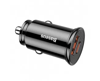 Автомобильное зарядное устройство Baseus Circular PPS Universal Smart Car PD 3.0 QC 4.0+ 30W (CCALL-YS01) Black