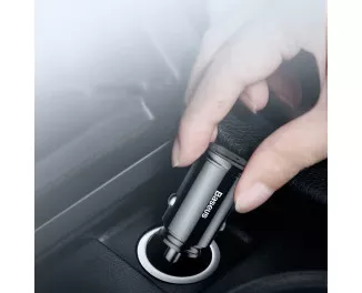Автомобильное зарядное устройство Baseus Circular PPS Universal Smart Car PD 3.0 QC 4.0+ 30W (CCALL-YS01) Black