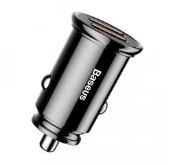 Автомобильное зарядное устройство Baseus Dual QC Car Charger QC3.0 30W (CCALL-YD01) Black