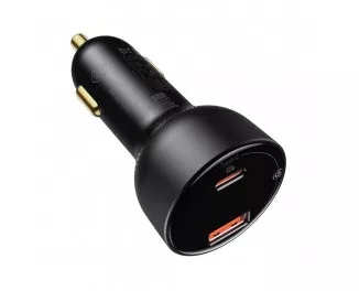 Автомобильное зарядное устройство Baseus Superme Digital Display PPS Dual Quick Charger 100W (CCZX-01) Black