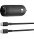 Автомобильное зарядное устройство Belkin Boost Up Car Charger 30W w/Type-C to Type-C cable (CCA004BT1MBK-B6) Black