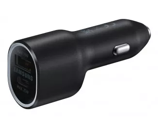 Автомобильное зарядное устройство Samsung 40W Car Charger Duo (w/o Cable) (EP-L4020NBEGRU) Black