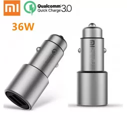 Автомобильное зарядное устройство Xiaomi Car Quick Charger 3.0 36W (CZCDQ02ZM) Silver