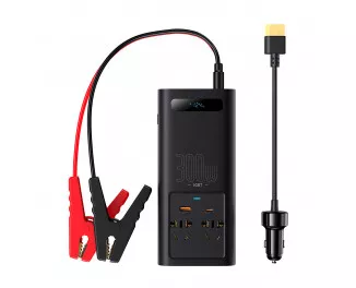 Автомобильный инвертор Baseus IGBT Power Inverter 300W (220V CN/EU) (CGNB010101) Black