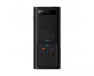 Автомобильный инвертор Baseus IGBT Power Inverter 300W (220V CN/EU) (CGNB010101) Black