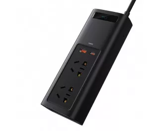 Автомобильный инвертор Baseus In-car Inverter 150W (220V CN/EU) (CRNBQ-A01) Black