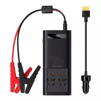 Автомобильный инвертор Baseus Super Si Power Inverter 500W (220V CN/EU) (CGNB000101) Black