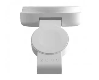Беcпроводное зарядное устройство Zens 2-in-1 MagSafe + Watch Travel Charger - White (ZEDC24W/00)