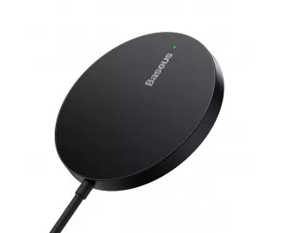 Беспроводное зарядное устройство Baseus Simple Mini3 Magnetic Wireless Charger 15W (MagSafe for iPhone) (CCJJ040001) Black