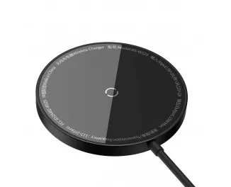 Беспроводное зарядное устройство Baseus Simple Mini3 Magnetic Wireless Charger 15W (MagSafe for iPhone) (CCJJ040001) Black