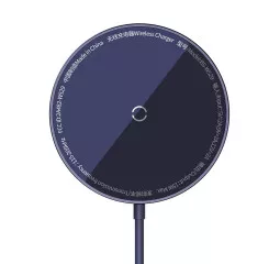 Беспроводное зарядное устройство Baseus Simple Mini3 Magnetic Wireless Charger 15W (MagSafe for iPhone) (CCJJ040205) Purle