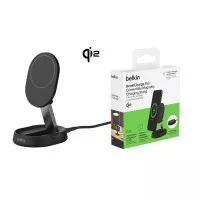 Беспроводное зарядное устройство Belkin 15W Stand Magnetic Qi2 Black (WIA008BTBK)